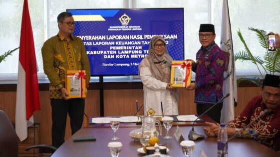 Pemkot Metro Raih WTP Ke- 13 Berturut-turut