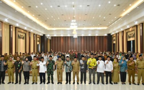 Perkuat Soliditas, Pemkot Metro dan MUI Gelar Halal Bi Halal bersama Masyarakat