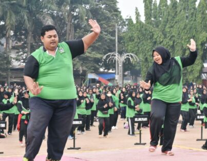 LLI Metro Gelar Senam Bersama, Turut Hadir Pengurus LLI Pusat