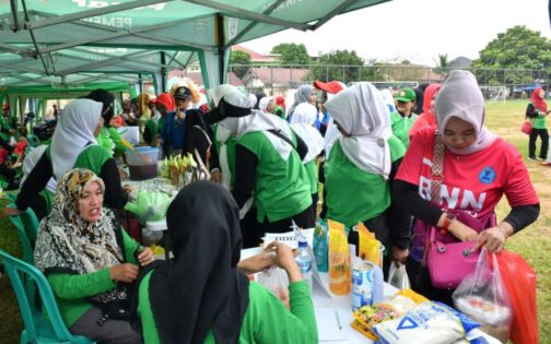 Kemeriahan Pasar Tani Argo Ceria Kecamatan Metro Timur