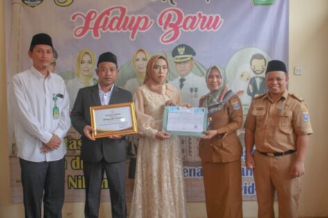 Agus dan Septi Ikuti Program Fasilitas Nikah Pemerintah Kota Metro