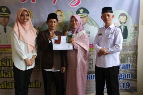 Hartono dan Yuni Marlina Dukung Visi dan Misi Kota Metro dengan Ikuti Fasilitasi Pernikahan