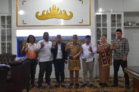 LSM Garuda Sakti Audiensi dengan Walikota Metro