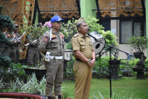 Sekda Metro Sampaikan Beberapa Amanat dalam Apel Mingguan, Ini Pesannya…
