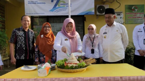 Asisten III Metro Hadiri Peringatan Hari Koperasi Dinas Koperasi dan UMK-UM