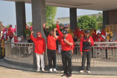 Peringati HUT RI Ke 78, Pemkot Metro Gelar Lomba Senam Metro Ceria