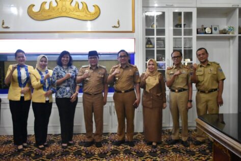 Audiensi dengan Walikota, Bank BCA Metro akan Kelola Taman Wawai