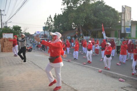 Senam Sehat Meriahkan HUT RI di Kelurahan Imopuro