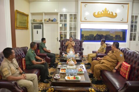 Silaturahmi Wali Kota Metro dengan Dandim  0411/KM, Bahas Upaya Cegah Dampak Kekeringan El Nino