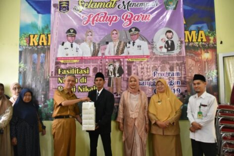 Pasangan Metro Barat Kembali Ikuti Program Fasilitasi Nikah Pemkot Metro