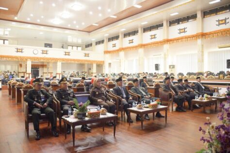 Peringati HUT RI Ke 78, DPRD Kota Metro Gelar Sidang Paripurna Mendengarkan Pidato Kenegaraan Presiden RI