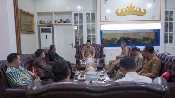 Wali Kota dan Wakil Walikota Metro Sambut Kunjungan Staf Khusus Wapres RI