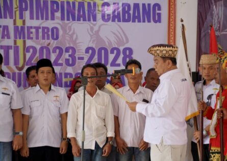 Pelantikan Pengurus Dewan Pimpinan Cabang Kota Metro Laskar Lampung