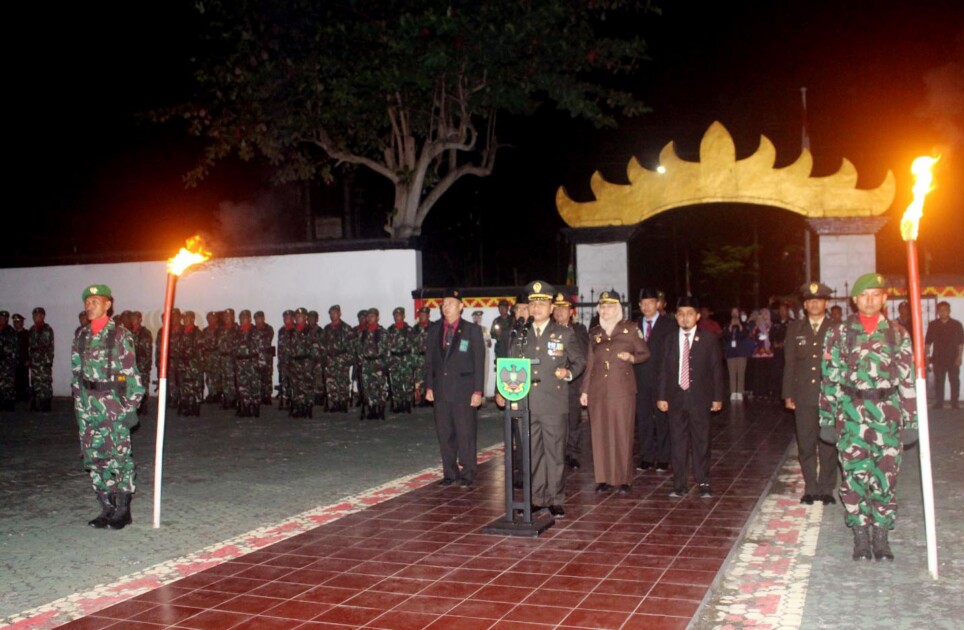 Apel Renungan Suci Jadi Awalan Peringatan HUT RI ke 78 di Pemerintah Kota Metro