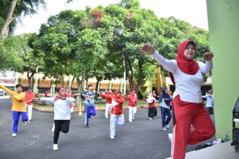 Pemkot Metro Rutin Gelar Senam Jatung Setiap Hari Jumat