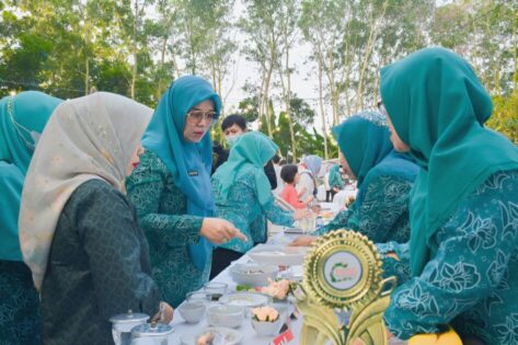 “BERSUKARIA” Day 3 : DKP3 dan TP PKK Kota Metro Gelar Lomba Cipta Menu B2SA Khas Lampung