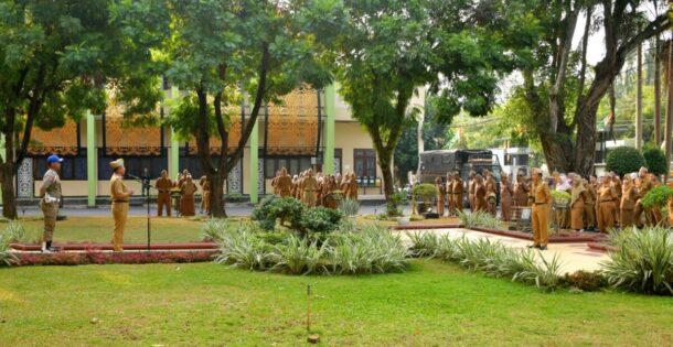 Sekda Metro Sampaikan 3 Poin Penting Saat Apel Pagi