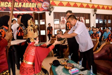 Sekda Kota Metro Hadiri Pelantikan Pengurus MPC Pemuda Pancasila Kota Metro