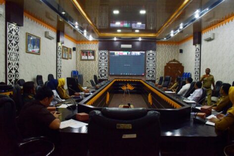 Pemkot Metro Ikuti Rapat Pengendalian Inflasi Secara Virtual dengan Kemendagri