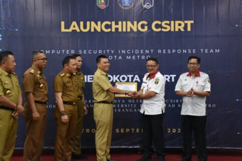Pemerintah Kota Metro Launching MetroKota-CSIRT Demi Keamanan Situs Pemerintah