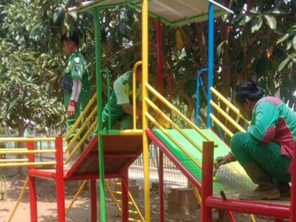 Pemkot Metro Gerak Cepat Remajakan Ruang Bermain Ramah Anak