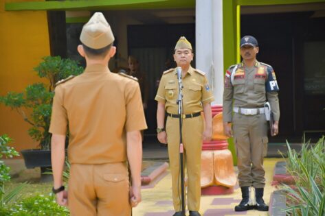 Apel Mingguan, Bangkit Minta ASN dan Tenaga Kontrak Jadi Panutan dan Disiplin Kerja