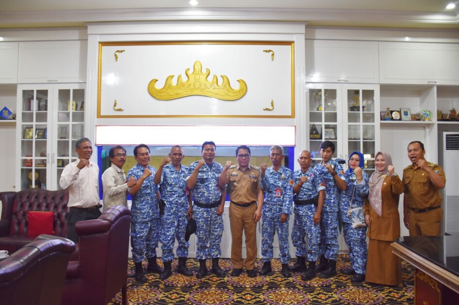Kader Bela Negara Audiensi dengan Walikota Metro