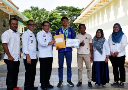 Walikota Metro Apresiasi Atlet Juara O2SN Tingkat Nasional