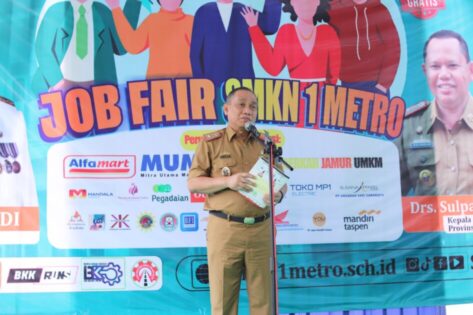Pemkot Metro Apresiasi Job Fair dari SMK Negeri 1 Metro