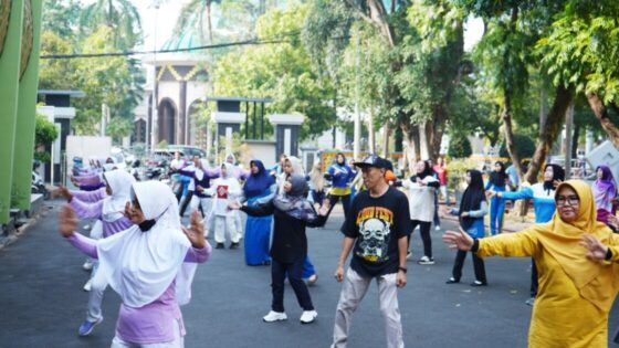 Jaga Kesehatan, ASN Pemkot Metro Senam Jantung Sehat Ceria