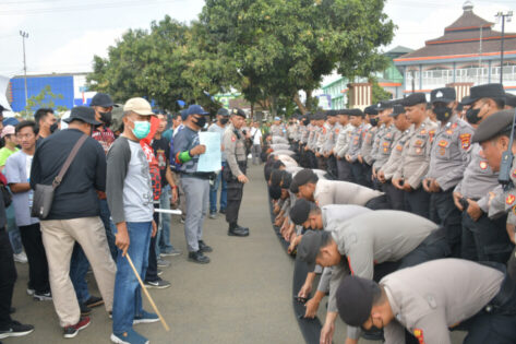 Sukseskan Pemilu 2024, Asisten I Hadiri Gelar Simulasi Sispamkota OPS Mantap Brata