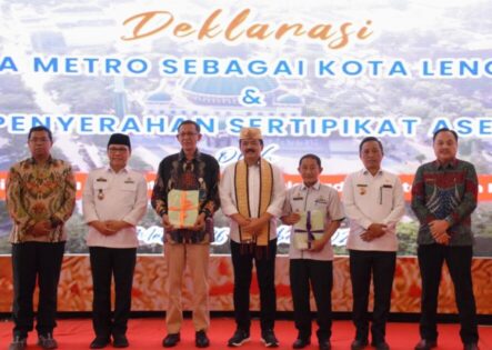Metro Dianugerahi Kota Lengkap oleh ATR/BPN, Kota ke-12 di Indonesia, Pertama di Sumatera