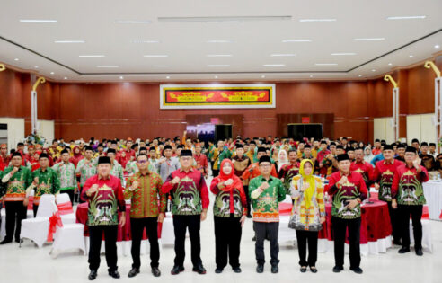 Official MTQ Metro Hadiri Malam MTQ Ke-50 di Bandar Lampung