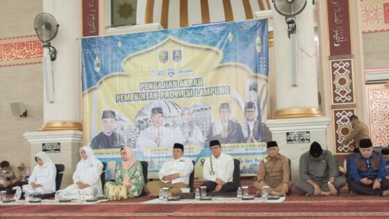 Pemprov Lampung Gelar Pengajian Akbar di Metro