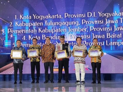 Kota Metro Raih Penghargaan Keselamatan Jalan dari Kemenhub-RI, Bersama 5 Kota Lain, Termasuk Jogja dan Bandung