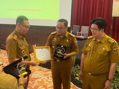 Kota Metro Dihadiahi Penghargaan Tata Kelola Pengadaan Barang dan Jasa Nilai Tertinggi Tahun 2023