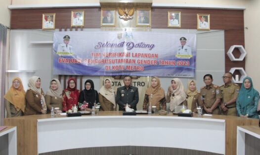 Dinas PPPAPPKB Kota Metro Gelar Rapat Tim Verifikasi Pengarusutamaan Gender tahun 2023