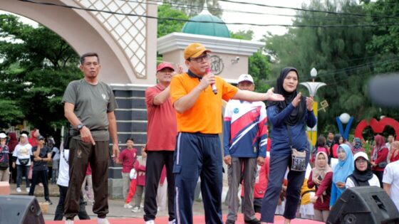 Melalui Car Free Day, Walikota Metro Ajak Warga Hidup Sehat
