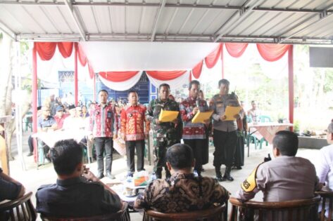 Kelurahan Yosorejo, Pemkot Metro Resmikan  Kampung Damai Pemilu Tahun 2024