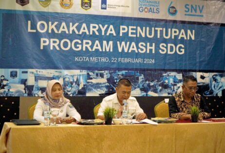 Sekda Metro Tutup Kegiatan Lokakarya dari SNV