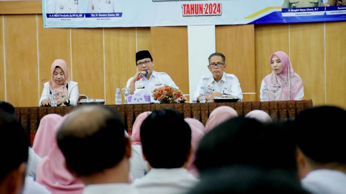 Sebanyak 130 Guru dan Kepala Sekolah Kota Metro, Diberi Peningkatan Kopetensi Kesehatan