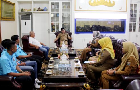 Wahdi Sukung Persiapan Peresmian Lentera Putih Bersinar Kota Metro