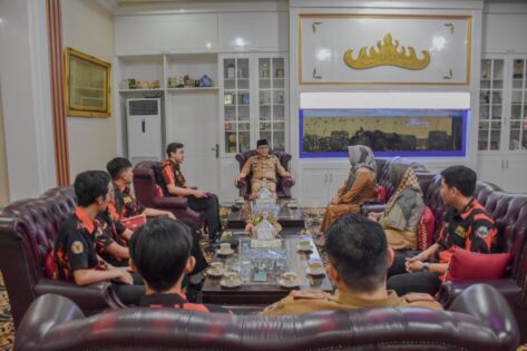 Daftarkan Organisasi, Wali Kota Metro dengan SAPMA PP Lewat Audiensi