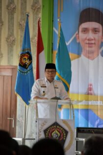 Buka Konferkot PWI Metro, Wahdi Harapkan PWI Tetap Menjadi Pilar Pembangunan