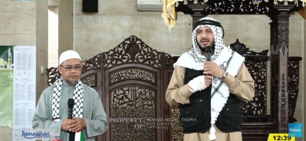 Masjid Taqwa Kota Metro hadirkan Ulama Palestina di Kuliah Dzuhur Ramadhan 1445 H