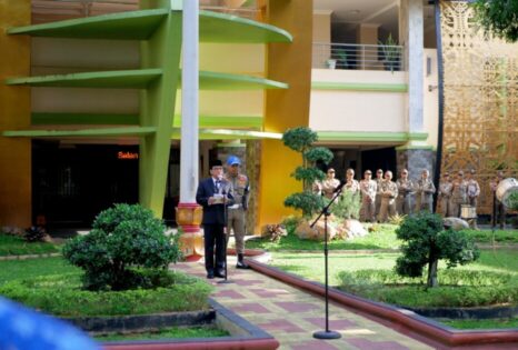 Upacara HUT Lampung ke 60, dr. Wahdi Apresiasi Fokorpimda Atas Kenaikan Indeks Kerukunan Umat Beragama