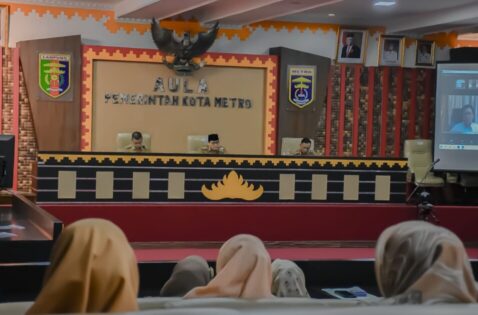 Rakor Bulanan, Pemkot Metro Bahas Penerangan Jalan dan Upaya Kendalikan Inflasi Jelang Idul Fitri