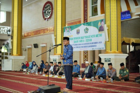 365 Jamaah Ikuti Manasik Haji, Wahdi Do’akan Jadi Haji yang Mabrur