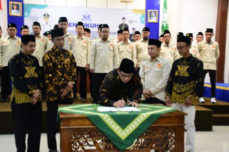 Pelantikan PD Pemuda Muhammadiyah, Wahdi Ajak Bangun Bersama Kota Metro
