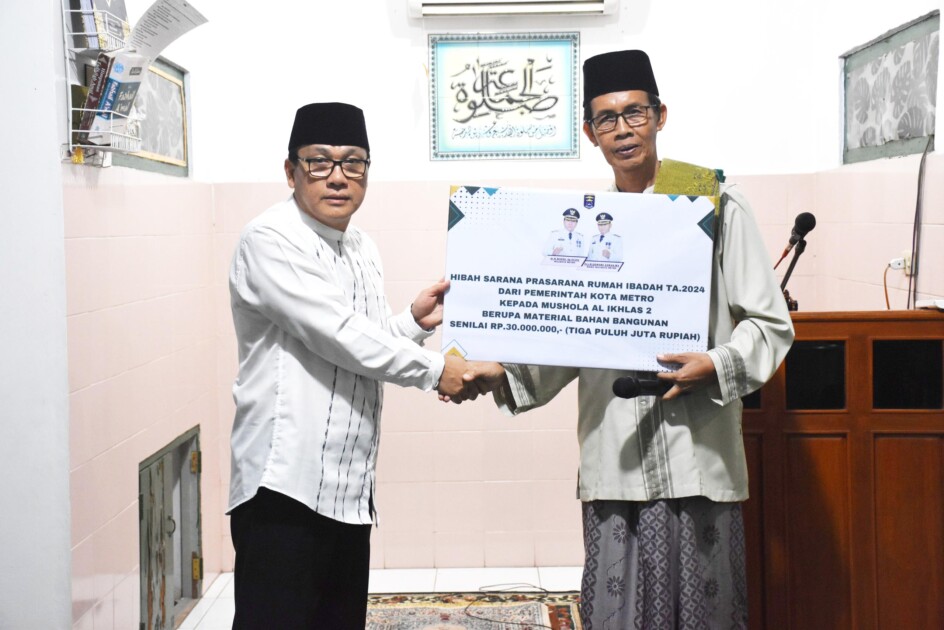 Solat Subuh, Pemerintah Kota Metro Beri Bantuan 30 Juta Untuk Pembangunan Mushola Al – Ikhlas 2